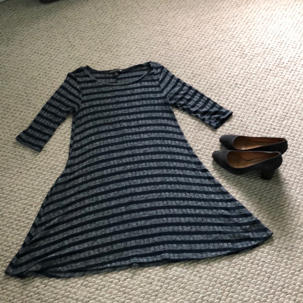 Warm knitted dress